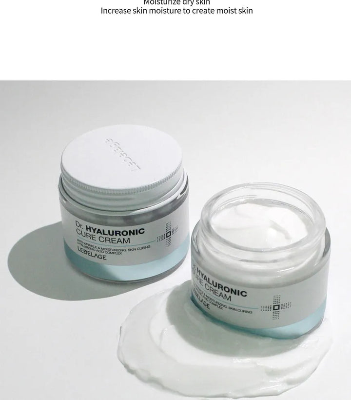 Lebelage Dr. Cure Cream Hyaluronic - 70ml | ليبيلاج كريم الهيالورونيك اسيد - 70 مل