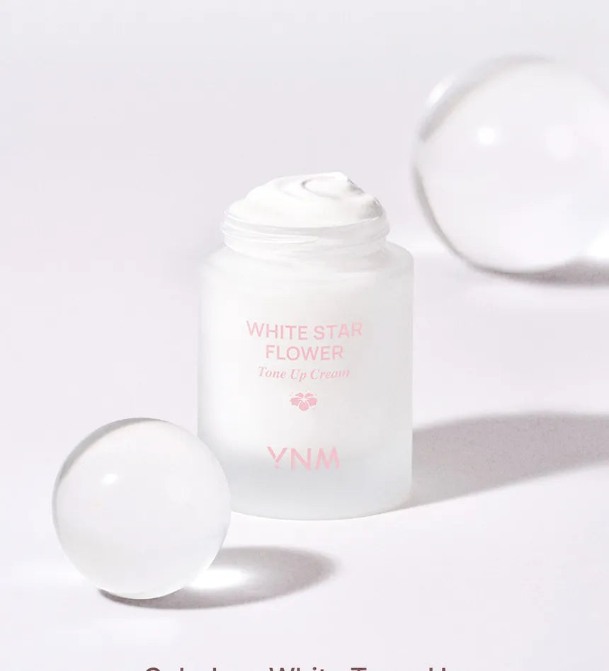 YNM WHITE STAR FLOWER TONE UP CREAM | واي ان ام كريم مفتح للبشرة