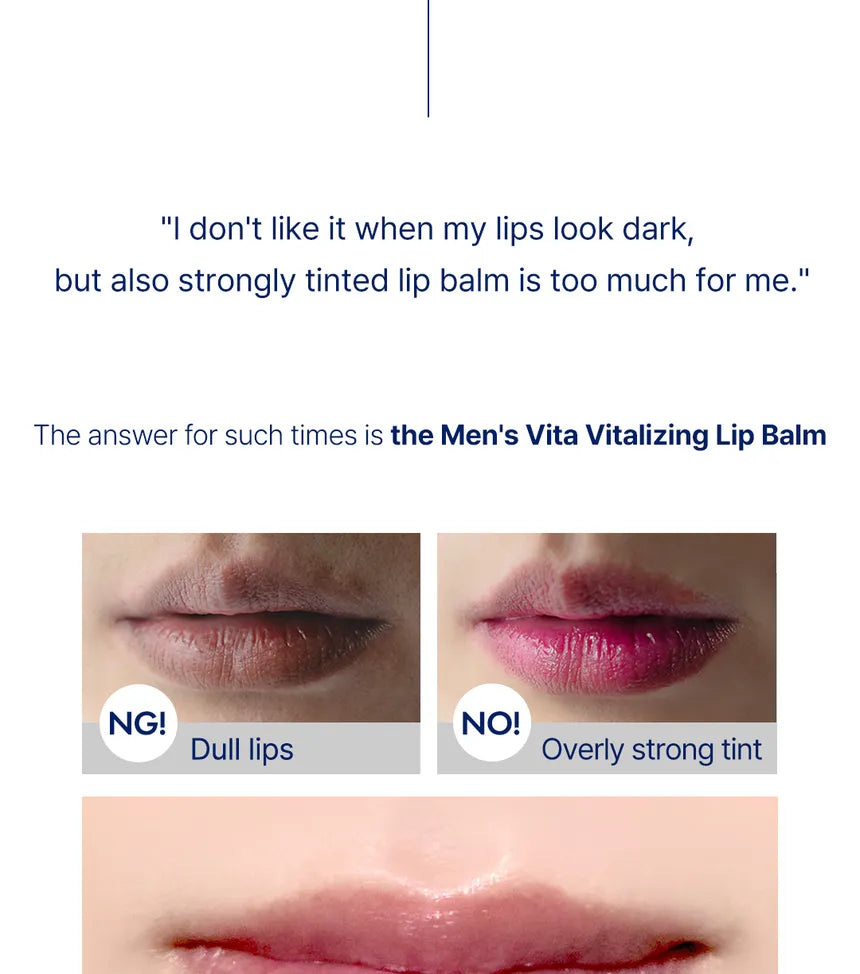 Y.N.M Mens Vita Vitalizing Lip Balm - 3g| ان واي ام مرطب للشفاه -3غرام