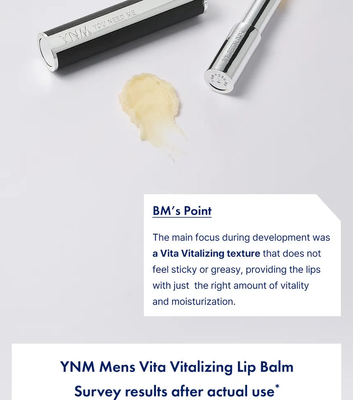 Y.N.M Mens Vita Vitalizing Lip Balm - 3g| ان واي ام مرطب للشفاه -3غرام