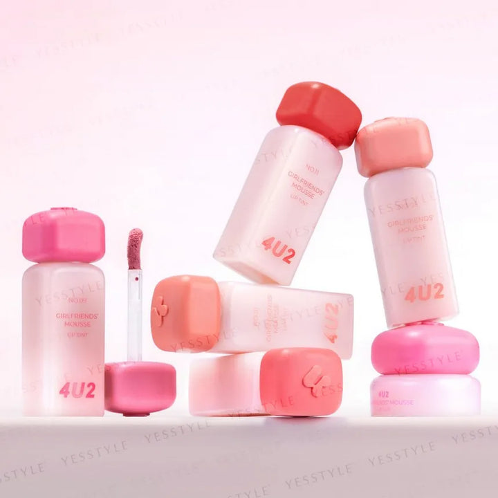 4U2 GIRLFRIENDS' MOUSSE LIP TINT - 3g | أحمر شفاه موس – 3 جم