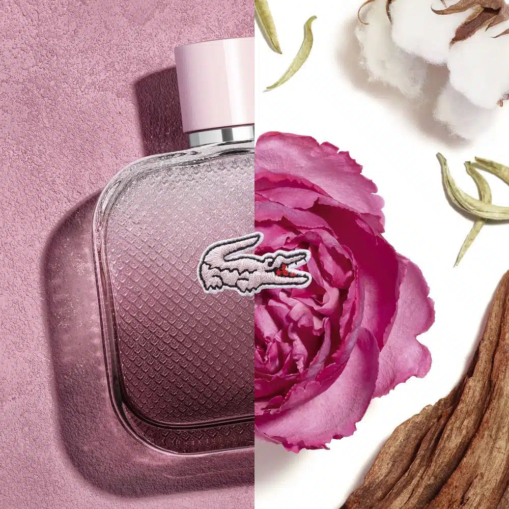 Lacoste L.12.12 Rose EDT - 100ml | عطر لاكوست إل 12.12 روز  للنساء 100 مل