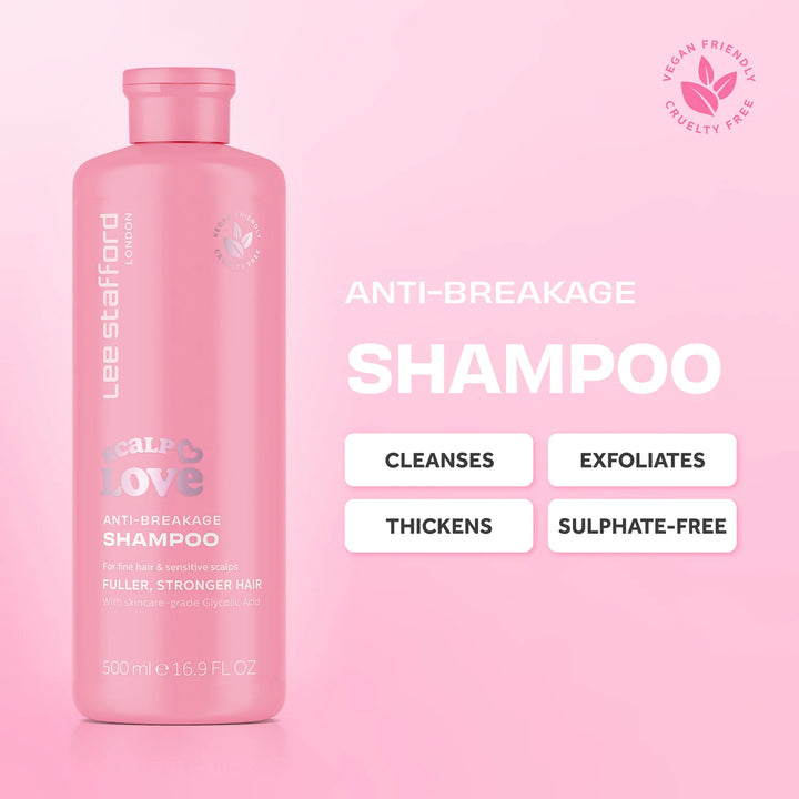 Lee Stafford Scalp Love Anti-Breakage Shampoo - 500ml | لي ستافورد شامبو ضد تكسر الشعر - 500 مل