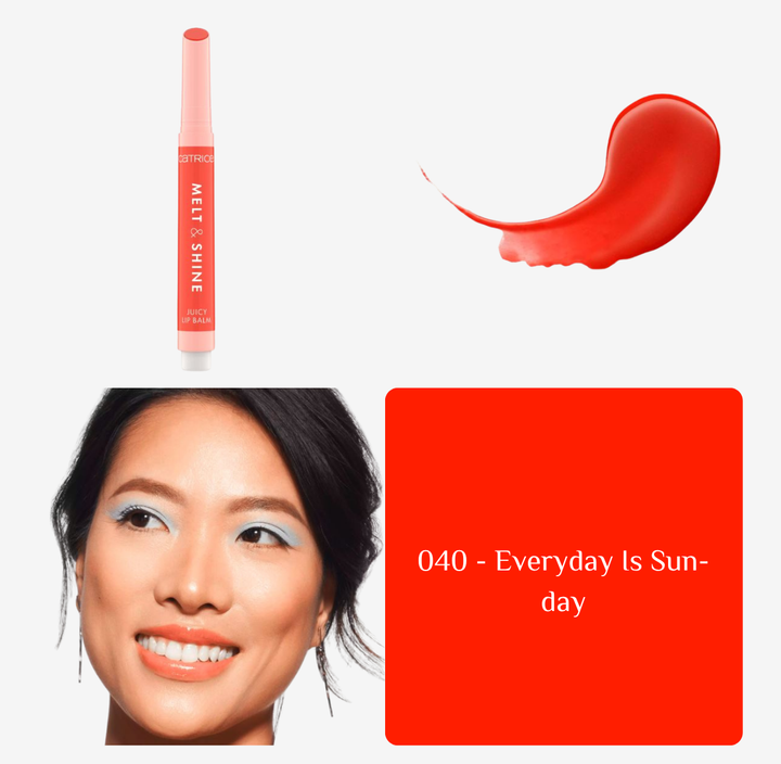 Catrice Melt & Shine Juicy Lip Balm - 1.3g | كاتريس مرطب شفاه مع لون - 1.3 غرام