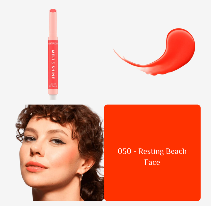 Catrice Melt & Shine Juicy Lip Balm - 1.3g | كاتريس مرطب شفاه مع لون - 1.3 غرام