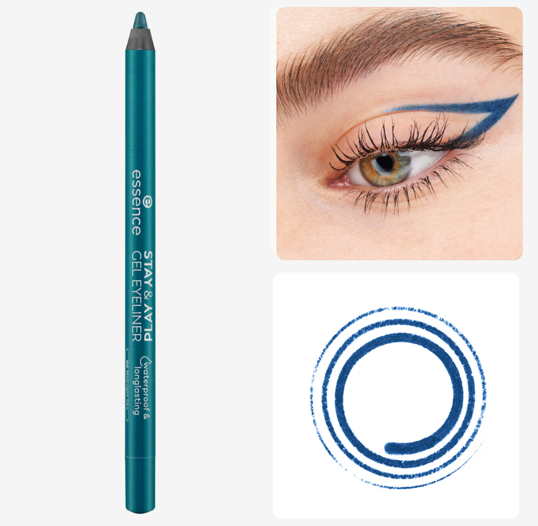 Essence Stay & Play Gel Eyeliner - 1.3g | ايسنس ايلاينر جل - 1.3 غرام