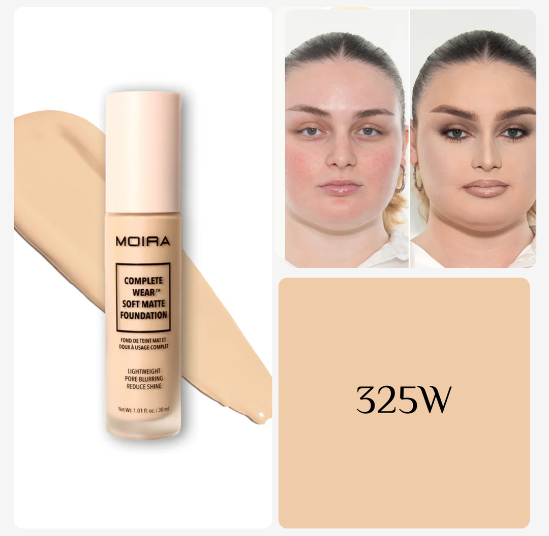 MOIRA Complete Wear Soft Matte Foundation - 30ml | مويرا كريم أساس مات - 30 مل