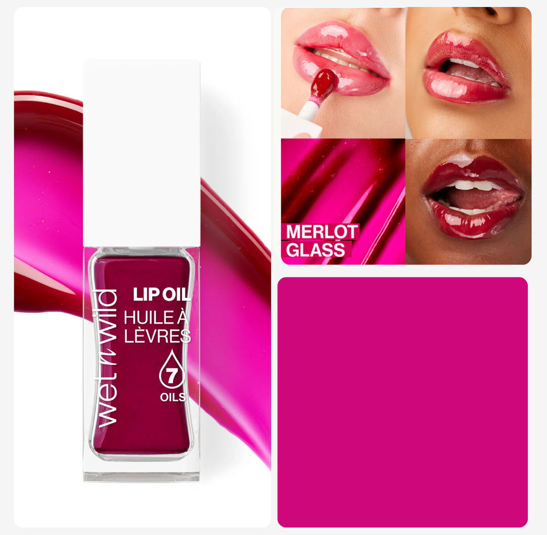 Wet n wild Lip Oil Huile Alevres - 7.11 ml | ويت ان وايلد غلوس للشفاه غني بالزيوت - 7.11 مل