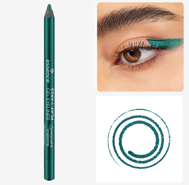 Essence Stay & Play Gel Eyeliner - 1.3g | ايسنس ايلاينر جل - 1.3 غرام