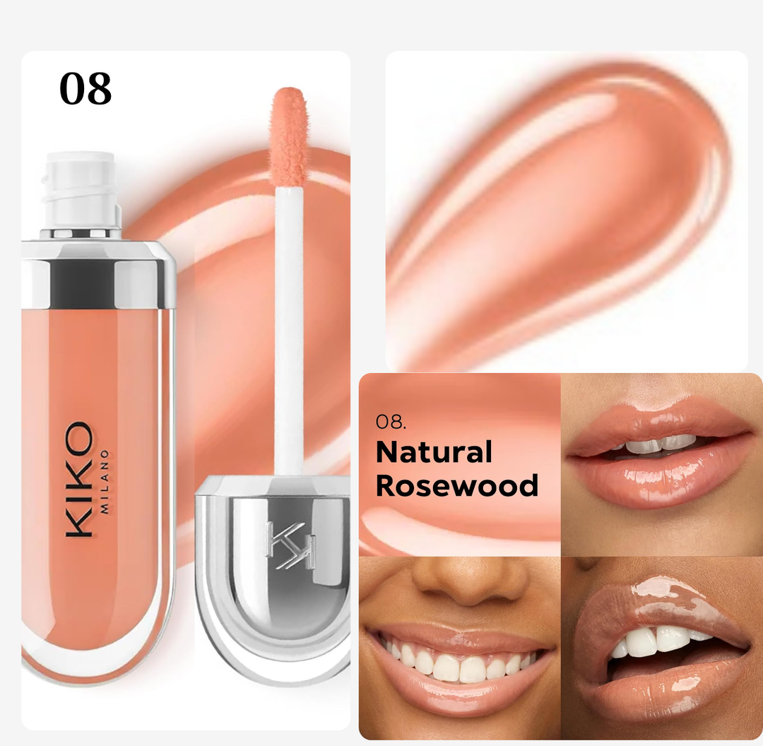 KIKO 3D Hydra Lip Gloss - 6.5ml | كيكو غلوس مرطب للشفاه - 6.5 مل