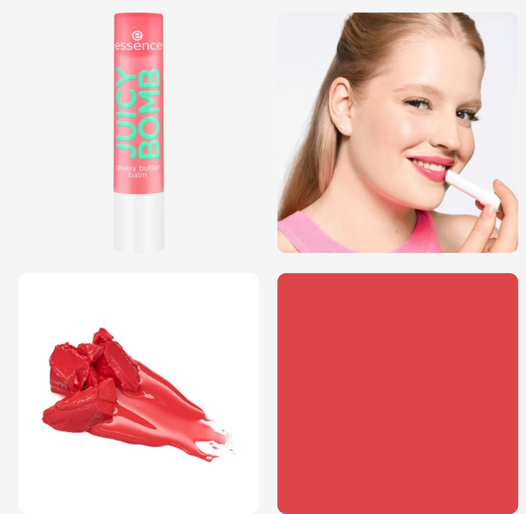 Essence Lip Balm Juicy Bomb - 2.5 g | ايسنس مرطب شفاه بطعم الفواكه - 2.5 غرام