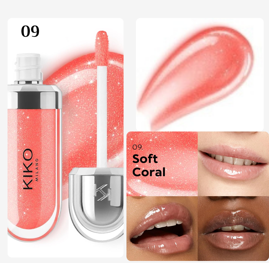 KIKO 3D Hydra Lip Gloss - 6.5ml | كيكو غلوس مرطب للشفاه - 6.5 مل