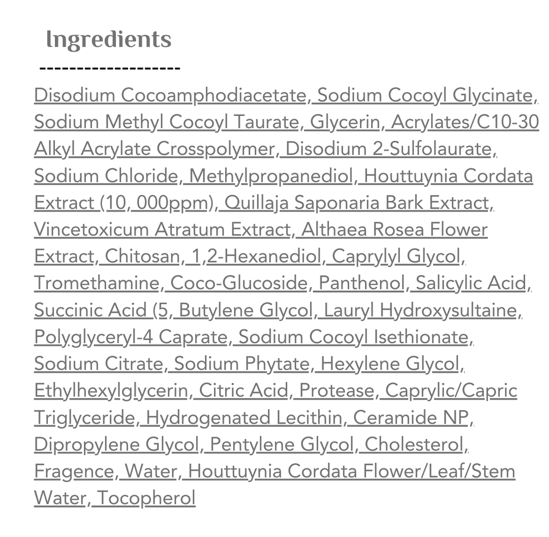 Heartleaf Succinic Acid Moisture Cleansing Foam - 150ml | أنوا غسول رغوي للوجه سكسينيك اسيد - 150 مل