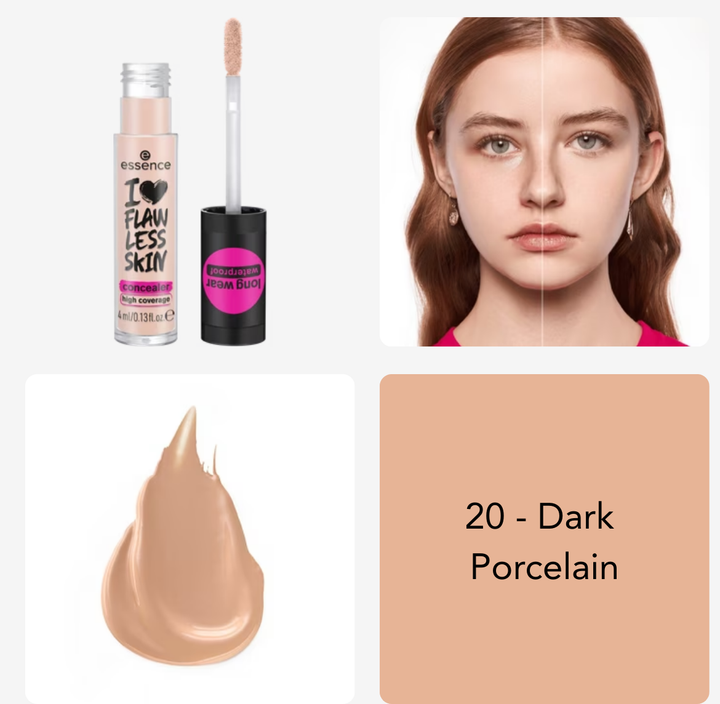 Essence I Love Flawless Skin Concealer - 4ml | ايسنس كونسيلر مات - 4 مل
