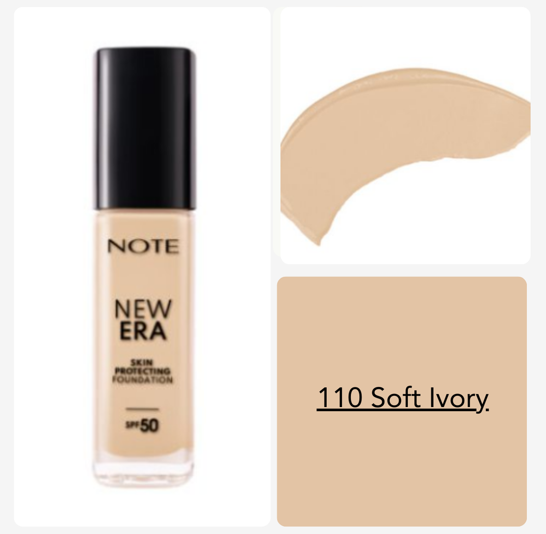 NOTE New Era Skin Protecting Foundation SPF50 - 30ml | نوت كريم أساس - 30 مل