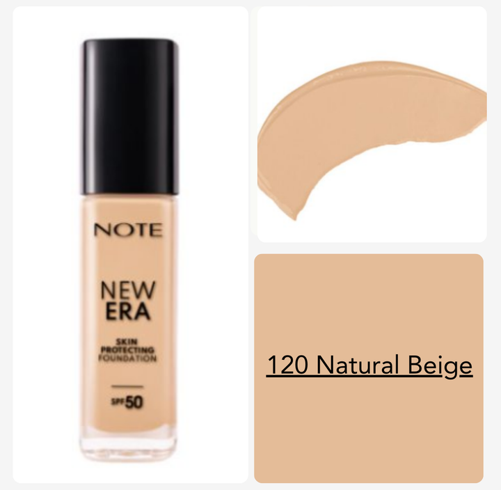 NOTE New Era Skin Protecting Foundation SPF50 - 30ml | نوت كريم أساس - 30 مل