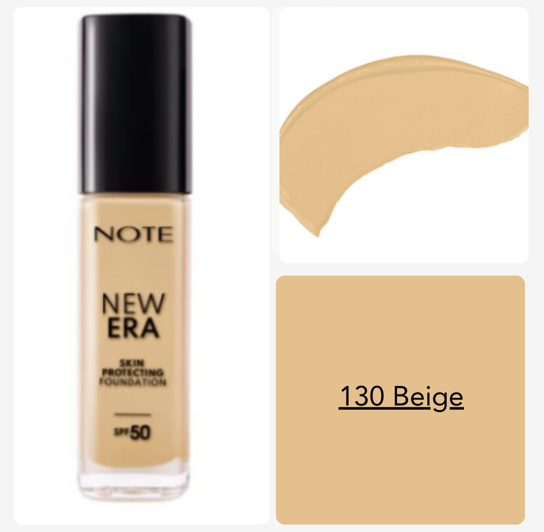 NOTE New Era Skin Protecting Foundation SPF50 - 30ml | نوت كريم أساس - 30 مل