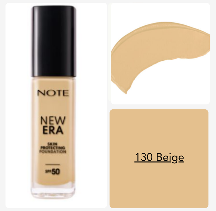 NOTE New Era Skin Protecting Foundation SPF50 - 30ml | نوت كريم أساس - 30 مل