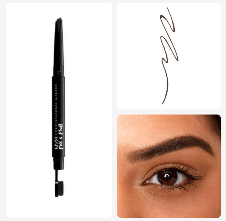 NYX Fill & Fluff Eyebrow Pomade Pencil - 0.2g | ان واي اكس قلم تحديد الحواجب - 0.2 غ