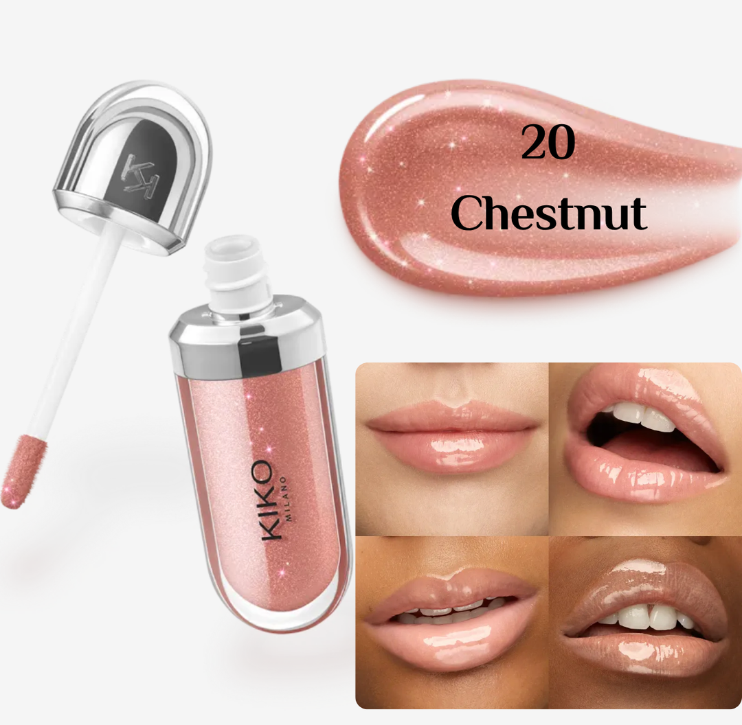 KIKO 3D Hydra Lip Gloss - 6.5ml | كيكو غلوس مرطب للشفاه - 6.5 مل