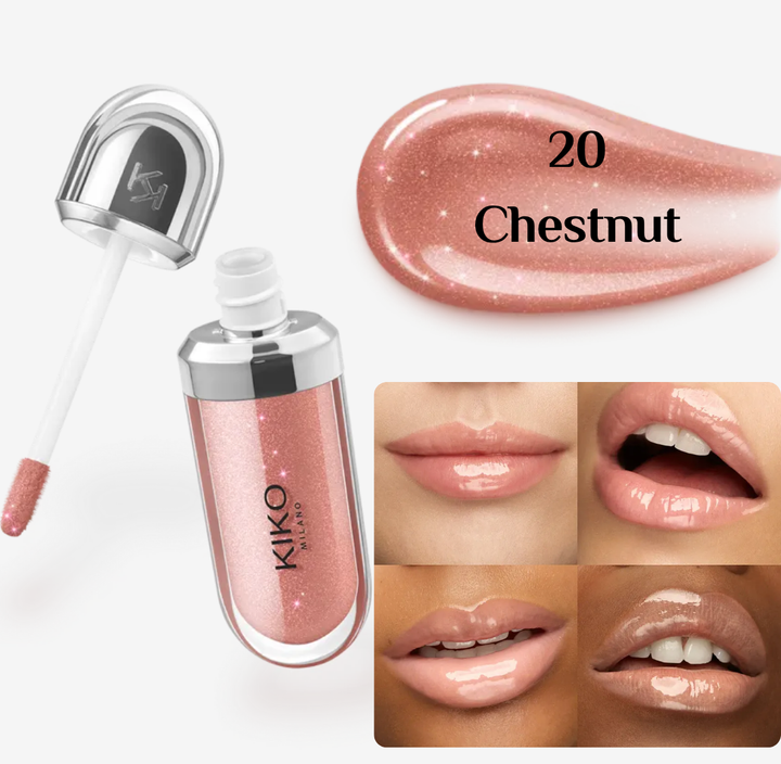 KIKO 3D Hydra Lip Gloss - 6.5ml | كيكو غلوس مرطب للشفاه - 6.5 مل