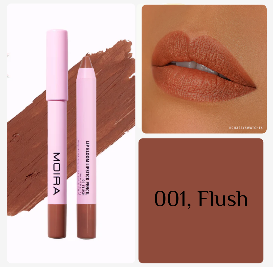 MOIRA Lip Bloom Lipstick Pencil - 4g | مويرا قلم تحديد الشفاه - 4 غ