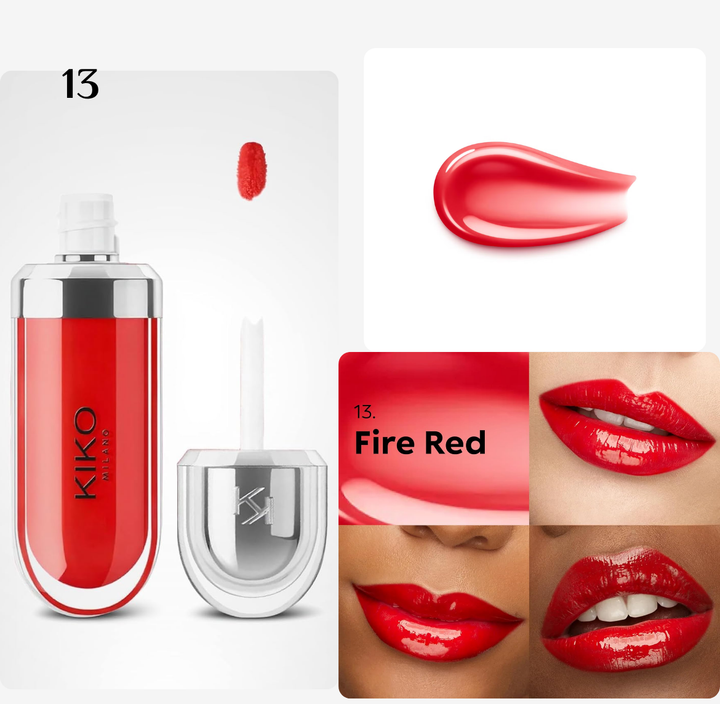 KIKO 3D Hydra Lip Gloss - 6.5ml | كيكو غلوس مرطب للشفاه - 6.5 مل