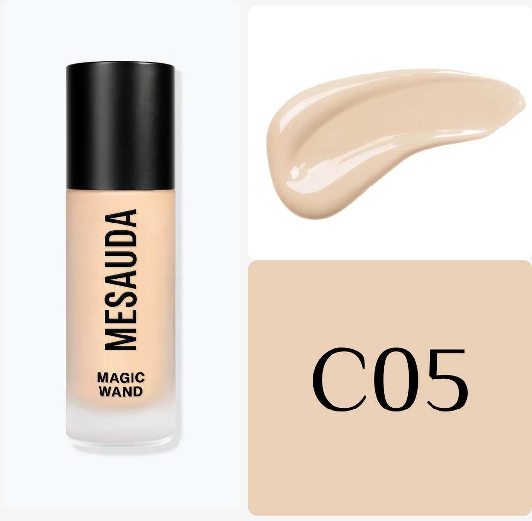 Mesauda Beauty Magic Wand Foundation Fond De Teint Fluide Mat - 20ml | ميسودا كريم أساس بيوتي ماجيك مات - 20 مل
