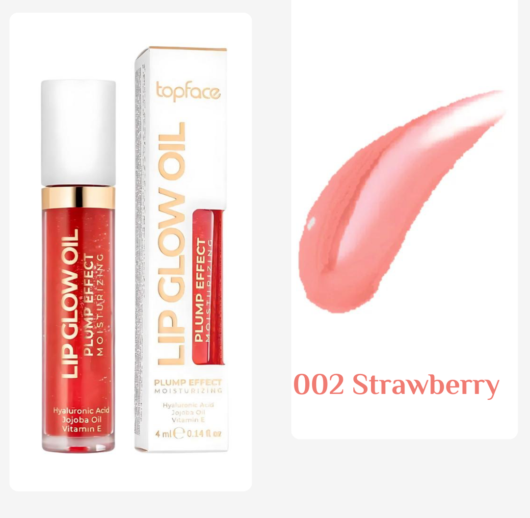 Topface Lip Glow Oil - 4 ml | زيت شفاه مرطب ولامع من توبفيس – 4 مل
