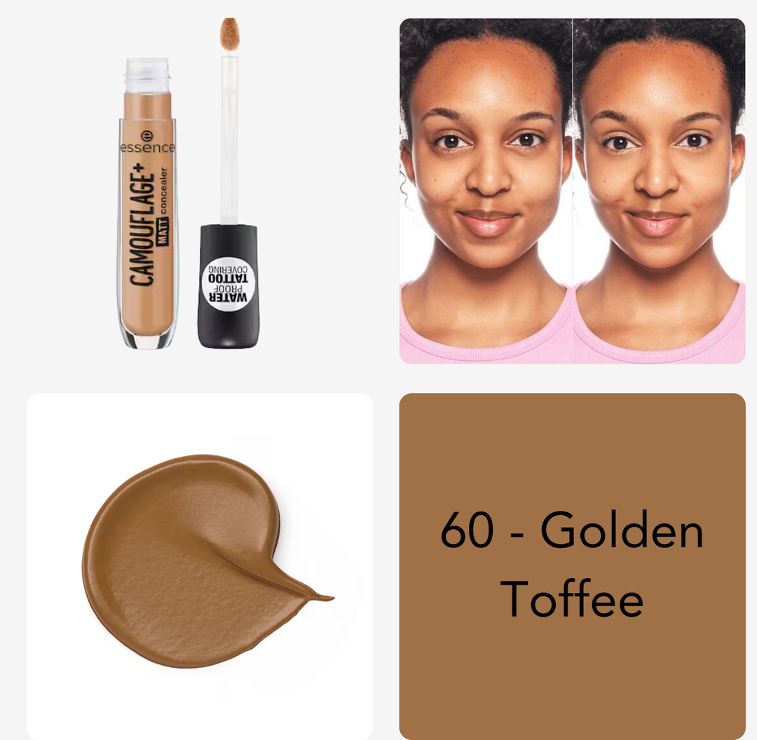 Essence Camouflage+ Matt Concealer | ايسنس كونسيلير مات خافي للعيوب