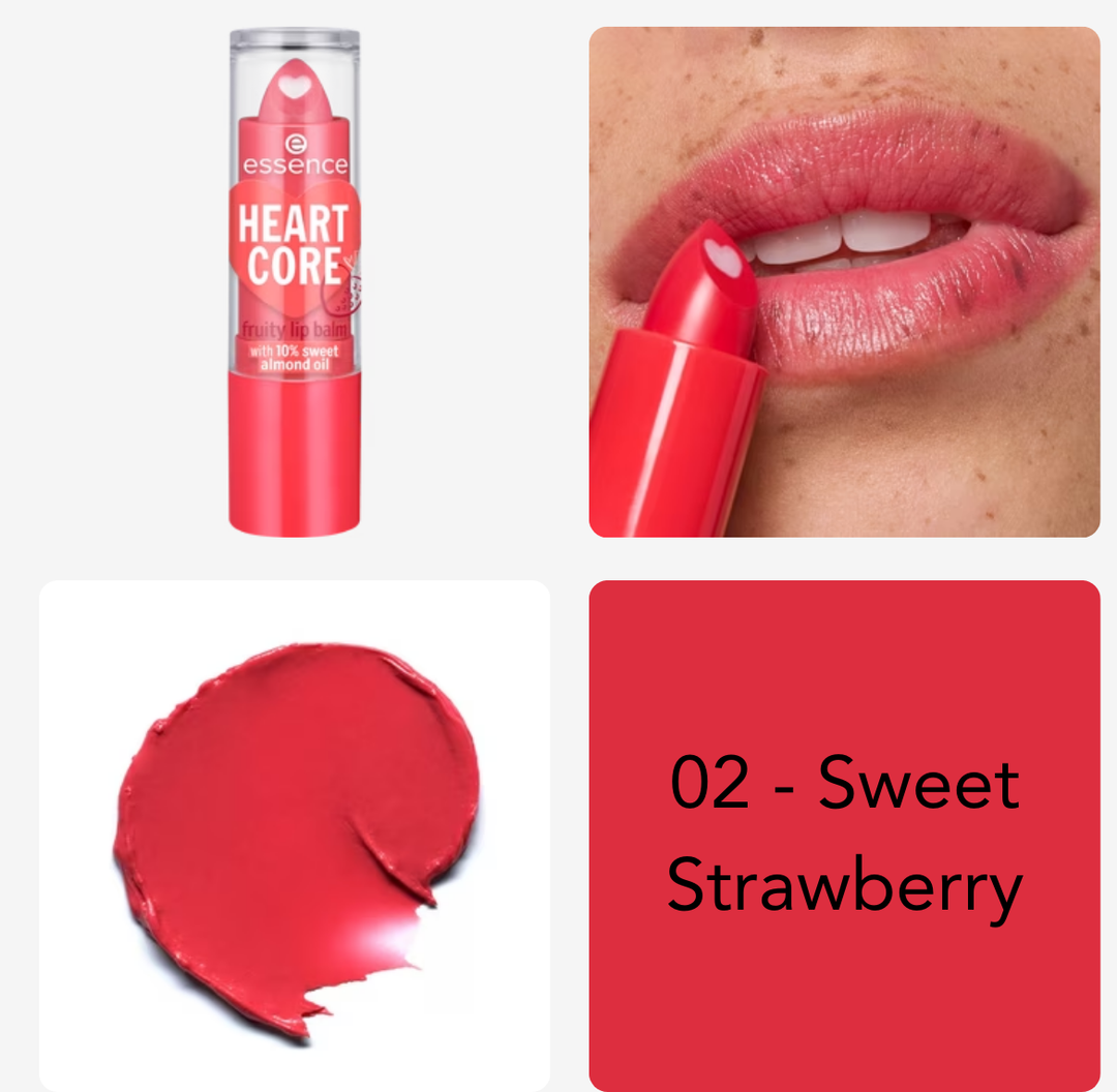 Essence Heart Core Fruity Lip Balm | ايسنس مرطب شفاه