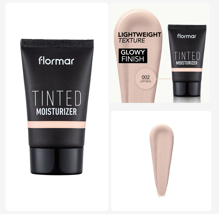 Flormar Tinted Moisturizer Even-toned & Radiant Tinted Moisturizer - 30ml | فلورمار مرطب مع لون لتوحيد لون البشرة - 30 مل