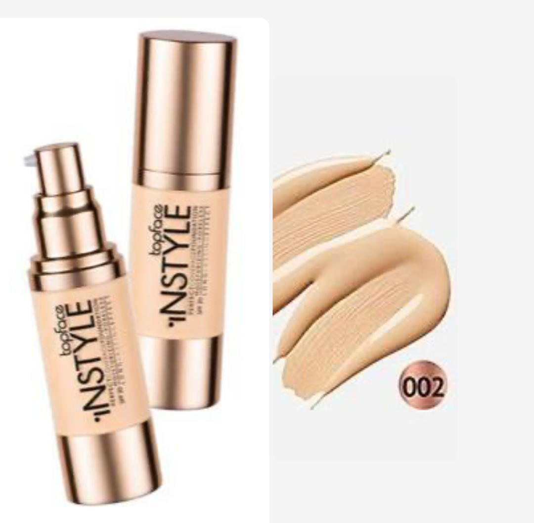 Topface Instyle Perfect Coverage Foundation - 30ml | توب فيس كريم اساس إنستايل للتغطية المثالية – 30 مل