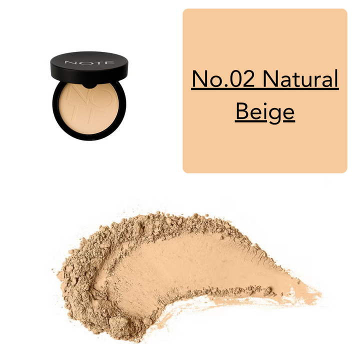 NOTE Luminous Silky Compact Powder Argan Oil - 10g | نوت بودرة مضغوطة للوجه - 10 غرام