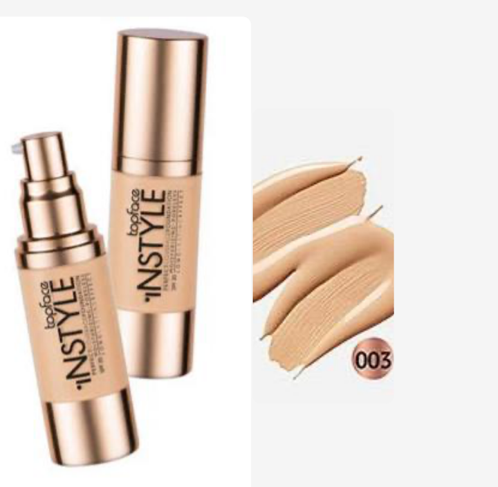 Topface Instyle Perfect Coverage Foundation - 30ml | توب فيس كريم اساس إنستايل للتغطية المثالية – 30 مل