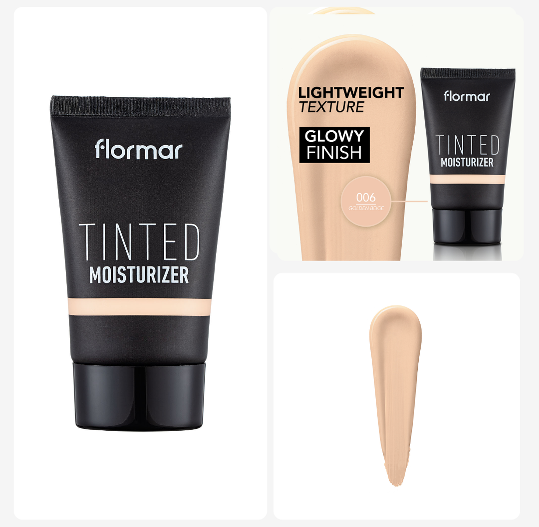 Flormar Tinted Moisturizer Even-toned & Radiant Tinted Moisturizer - 30ml | فلورمار مرطب مع لون لتوحيد لون البشرة - 30 مل