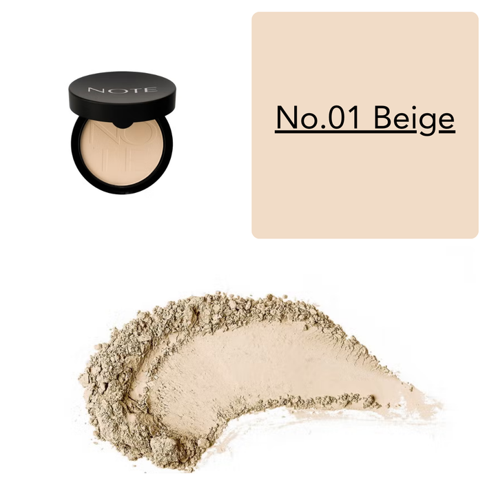 NOTE Luminous Silky Compact Powder Argan Oil - 10g | نوت بودرة مضغوطة للوجه - 10 غرام