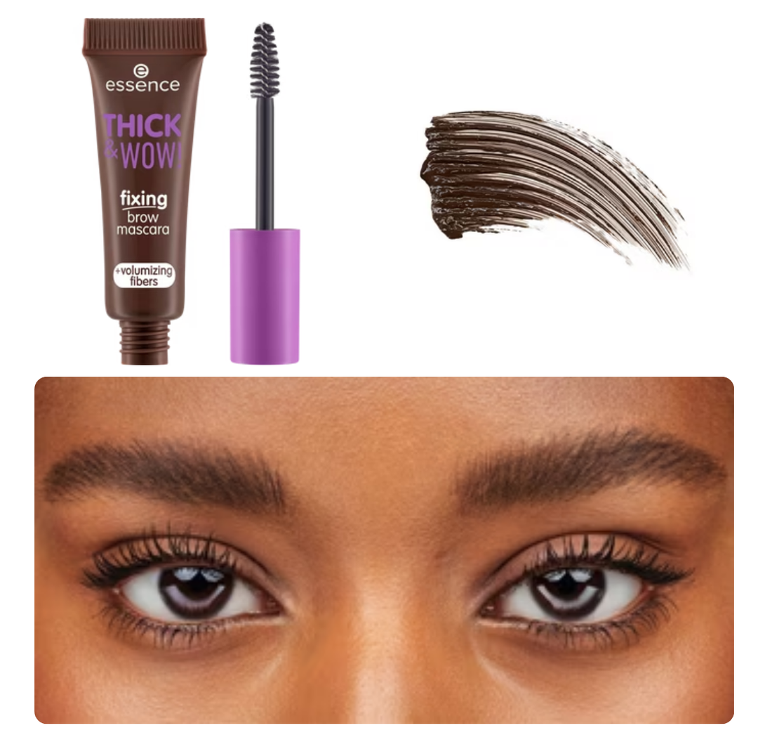 Essence Thick & Wow! Fixing Brow Mascara | ايسنس ماسكارا تحديد الحواجب