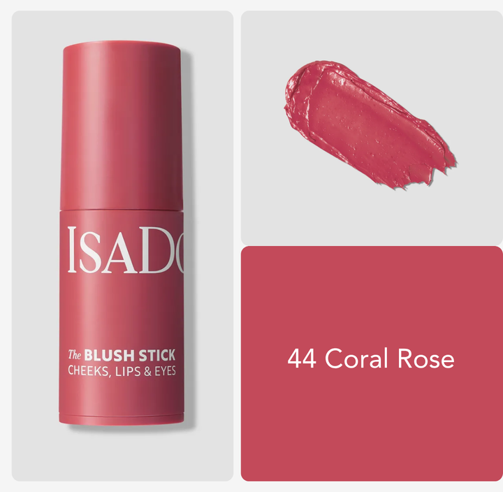Isadora The Blush Stick Cheeks Lips & Eyes - 5.5g | إيزادورا ذا بلاش ستيك للخدود والشفاه والعيون - 5.5 جم