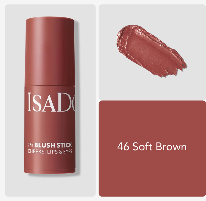 Isadora The Blush Stick Cheeks Lips & Eyes - 5.5g | إيزادورا ذا بلاش ستيك للخدود والشفاه والعيون - 5.5 جم