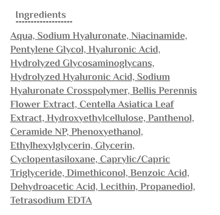 cosmogenesis labs Intense Hydration Hyaluronic Acid Serum 2% - 30ml | كوزمو جينيسس لابز سيروم مرطب للوجه بالهيالورونيك اسيد - 30 مل