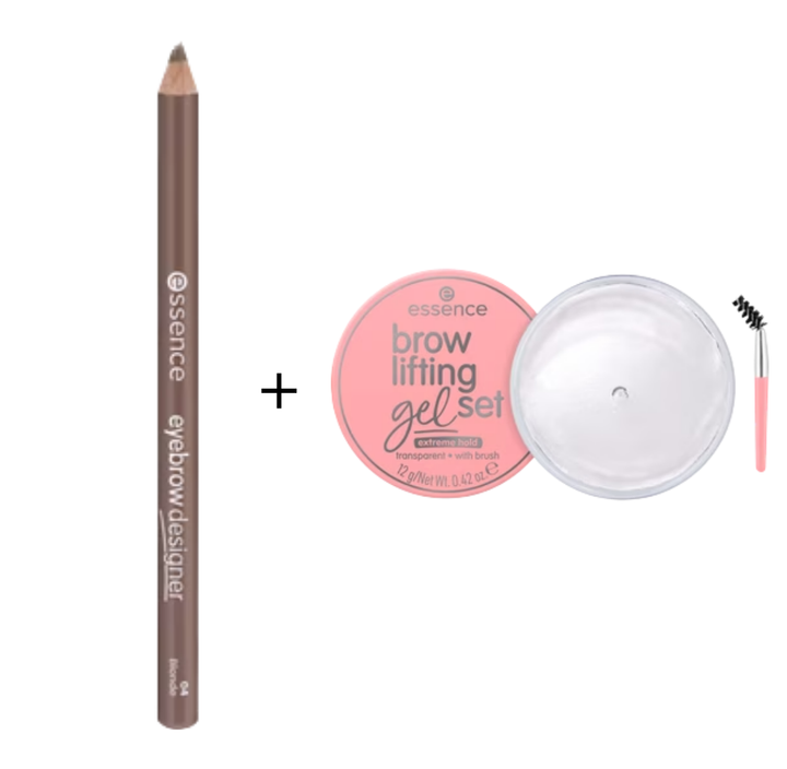 Essence Eyebrow Designer & Brow Lifting Gel offer | عرض إيسنس قلم تحديد الحواجب + جل تصفيف الحواجب