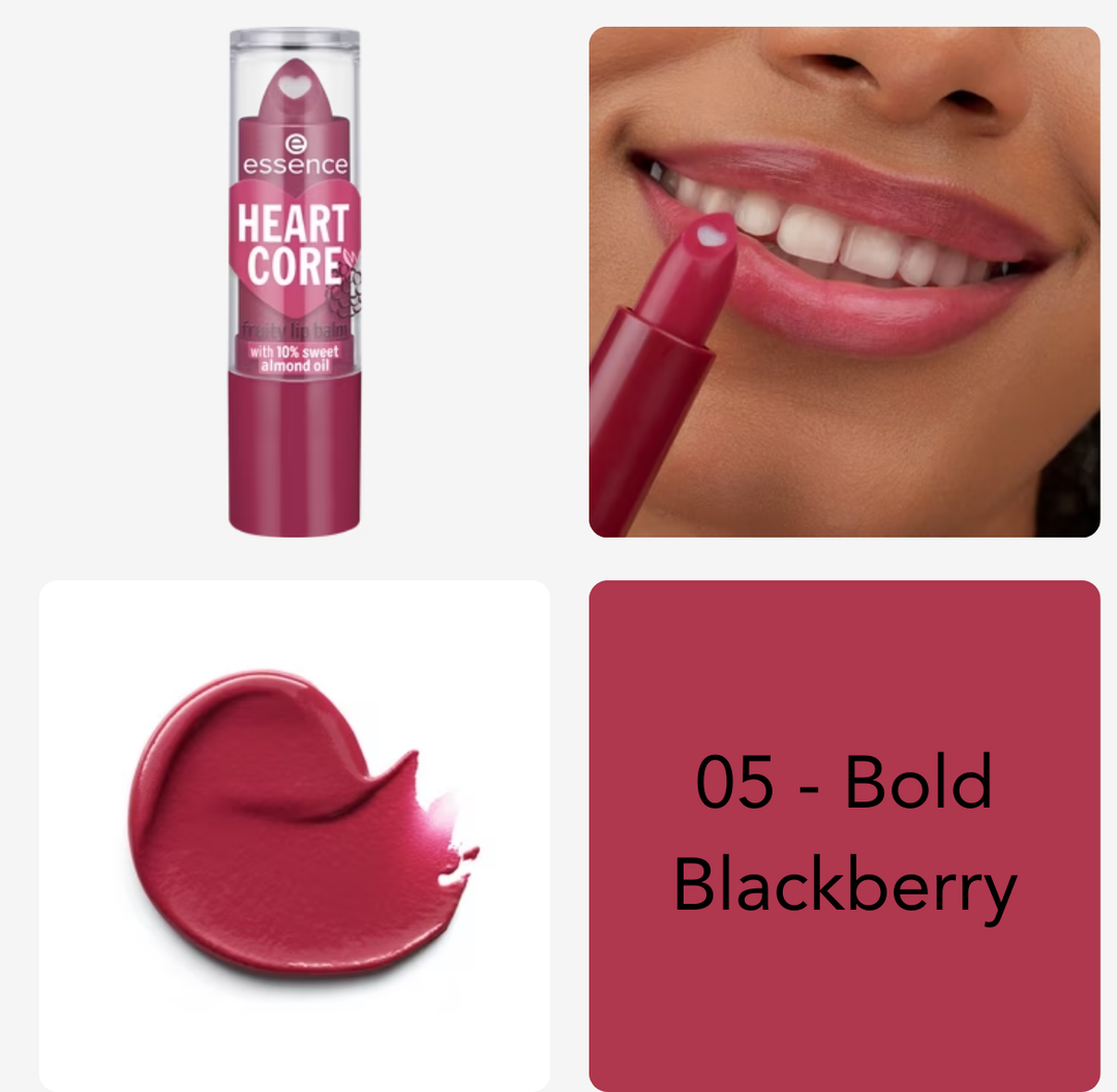 Essence Heart Core Fruity Lip Balm | ايسنس مرطب شفاه