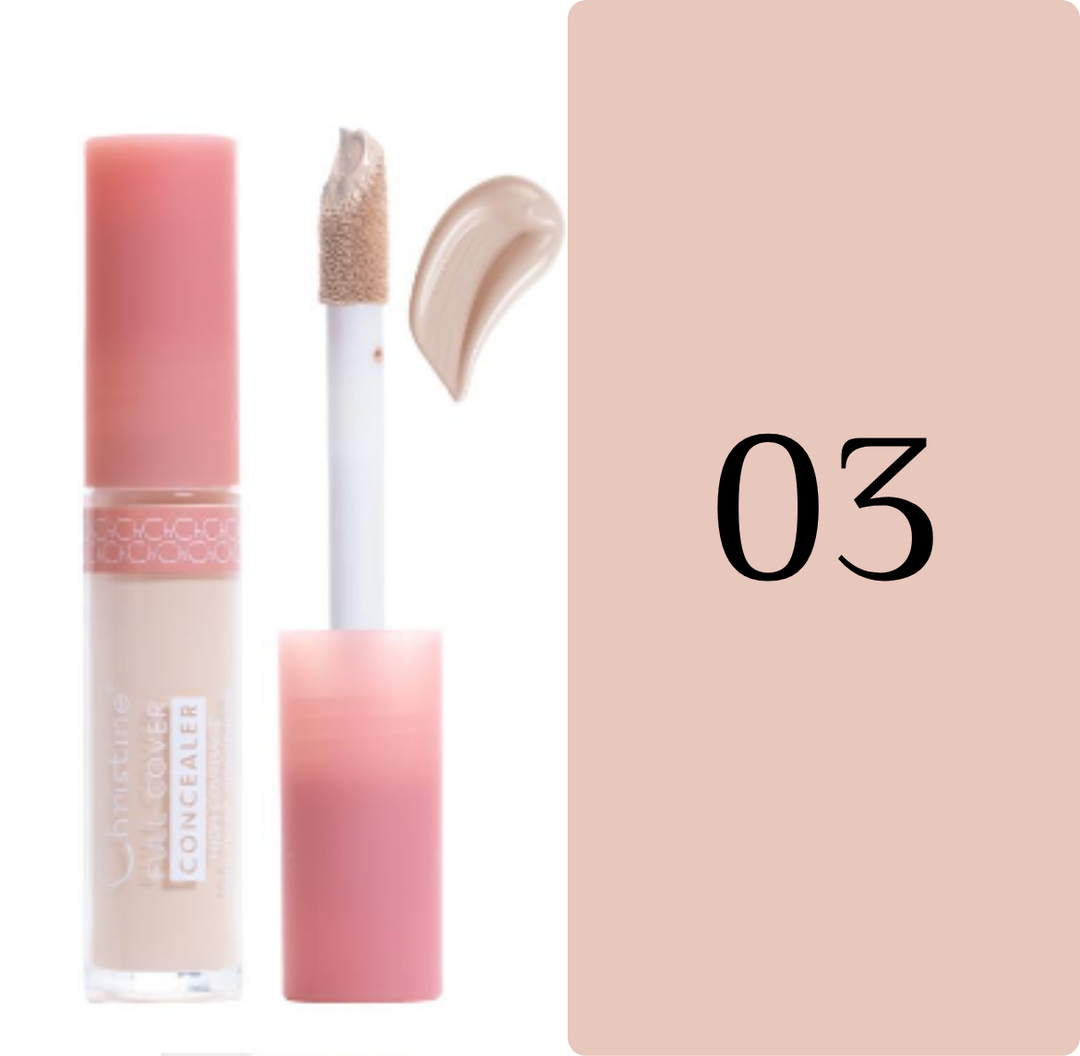 Christine Liquid Concaler Full Cover - 15ml | كريستين كونسيلر سائل - 15 مل