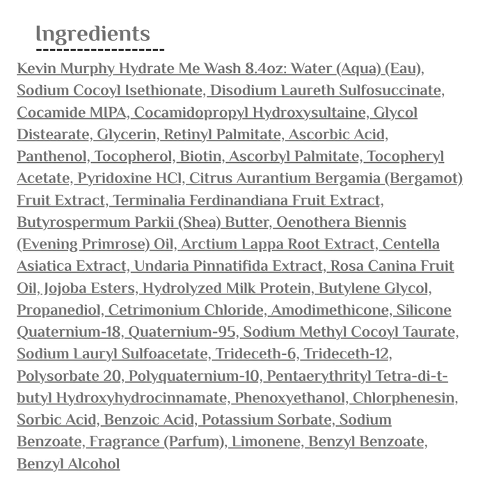 Kevin.Murphy Illuminate Hydrate Kit | كيفن مورفي مجموعة العناية بالشعر الجاف والباهت