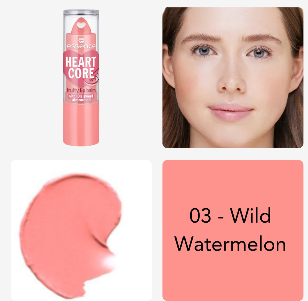 Essence Heart Core Fruity Lip Balm | ايسنس مرطب شفاه