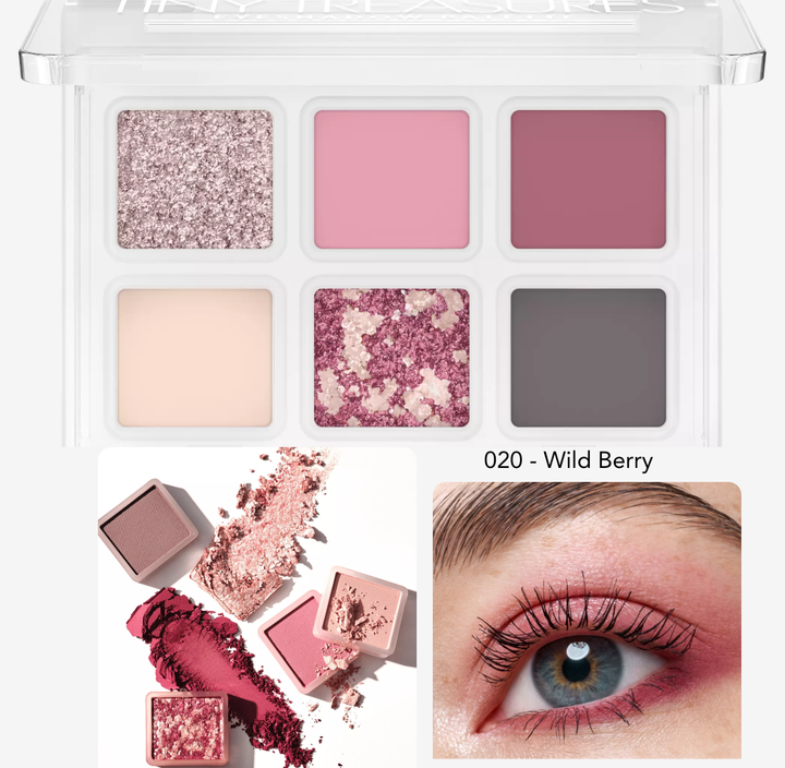 Catrice Tiny Treasures Eyeshadow Palette - 4.2 ml | كاتريس باليت ظلال عيون تيني تريجرز – 4.2 مل
