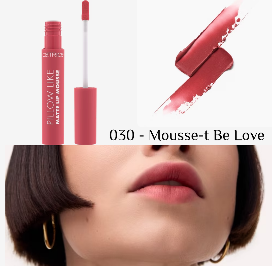 Catrice Pillow Like Matte Lip Mousse Long Lasting Matte 2.8 ml| كاتريس أحمر شفاه بملمس موس مات -2.8 مل