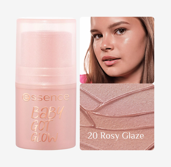 Essence Baby Got Glow Highlighter Stick - 5,5g | إيسنس بيبي جوت جلو  هايلايتر –5.5 جم