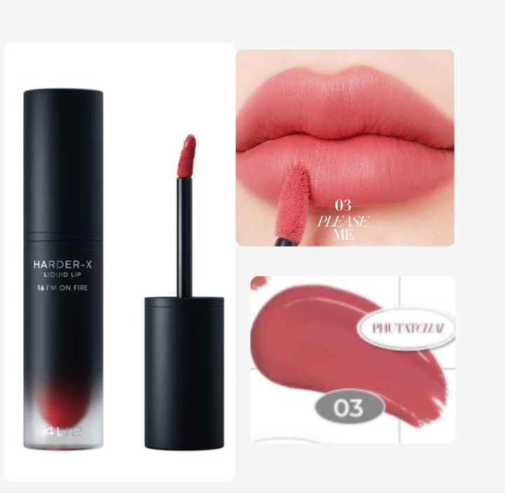 4U2 HARDER-X LIQUID LIP | أحمر شفاه سائل هاردر-إكس